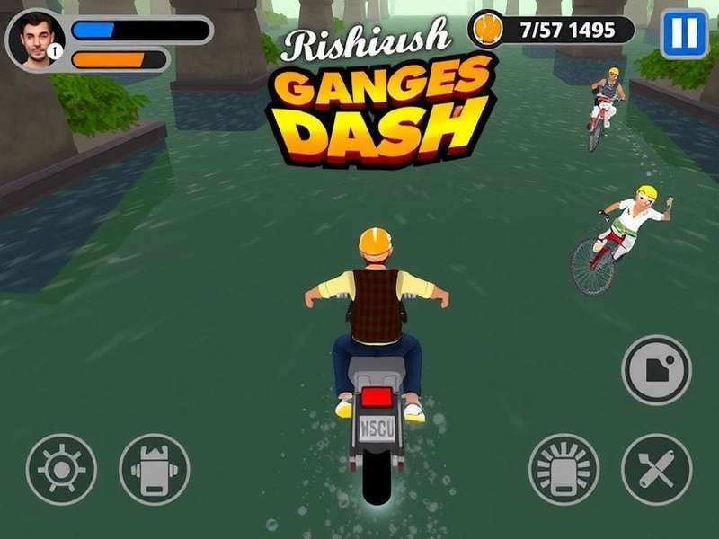Rishikesh Ganges Dash Gameplay Screenshot
